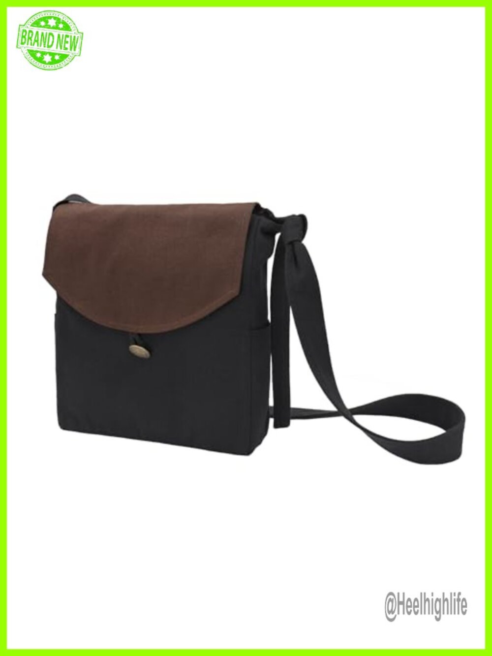 Medieval Renaissance Canvas Satchel Shoulder Bag Adjustable Strap LARP